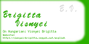 brigitta visnyei business card